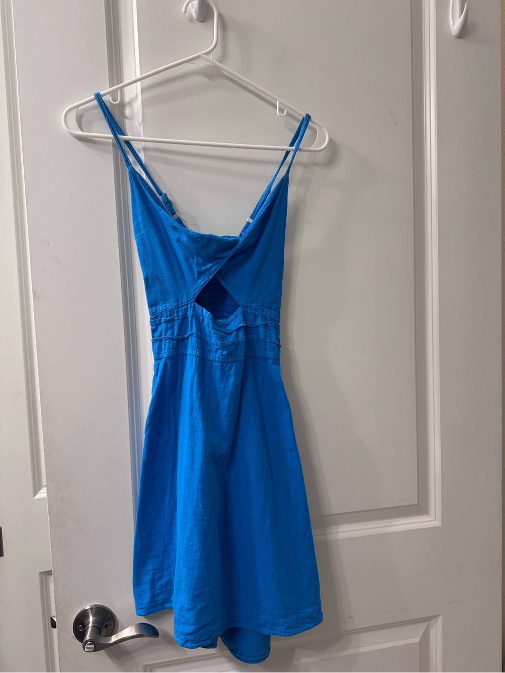 Blanco By Nature Blue Spaghetti-Strap Summer Dress Size Medium